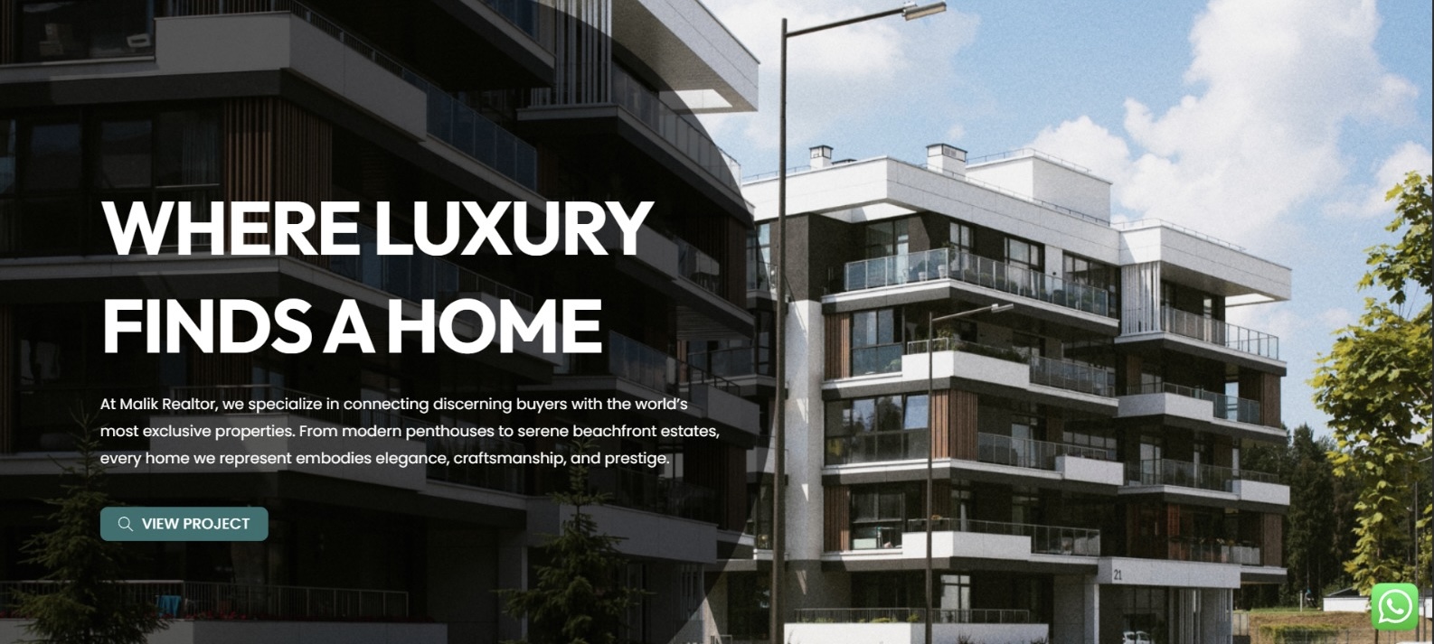  Luxury Real Estate Webpage